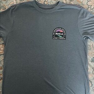 RVCA Men's Teal Graphic Tee